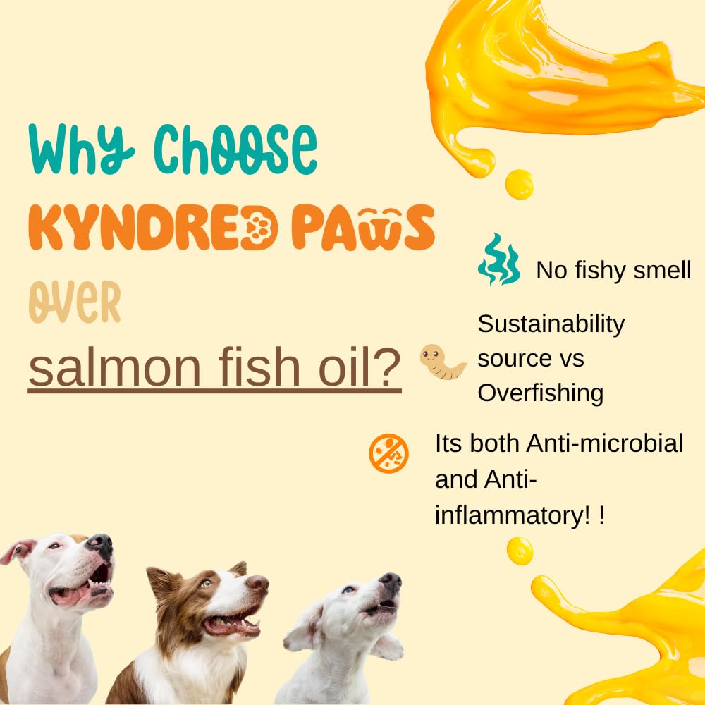 Dog enjoying Glow Oil added to meals for easy supplementation.