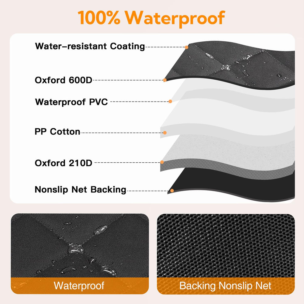 Kytely 600D Oxford fabric seat cover offers durable protection