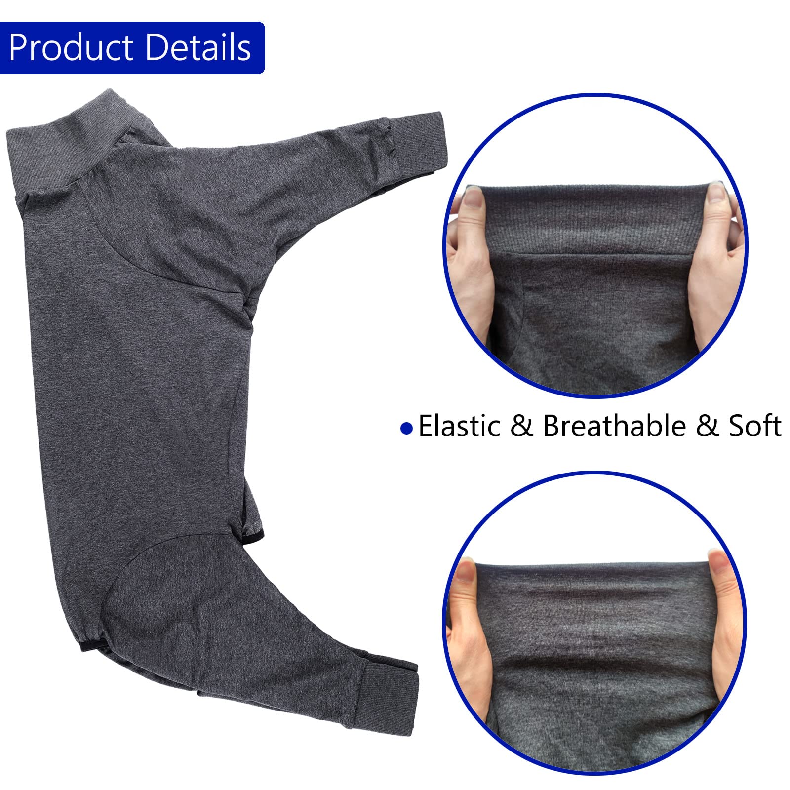 kzrfojy dog recovery suit abdomen-design enabling easy bathroom breaks