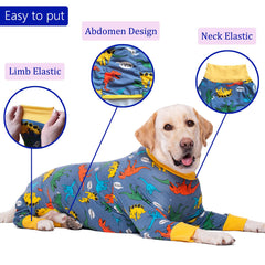 kzrfojy spay surgery recovery suit elastic design for easy wear