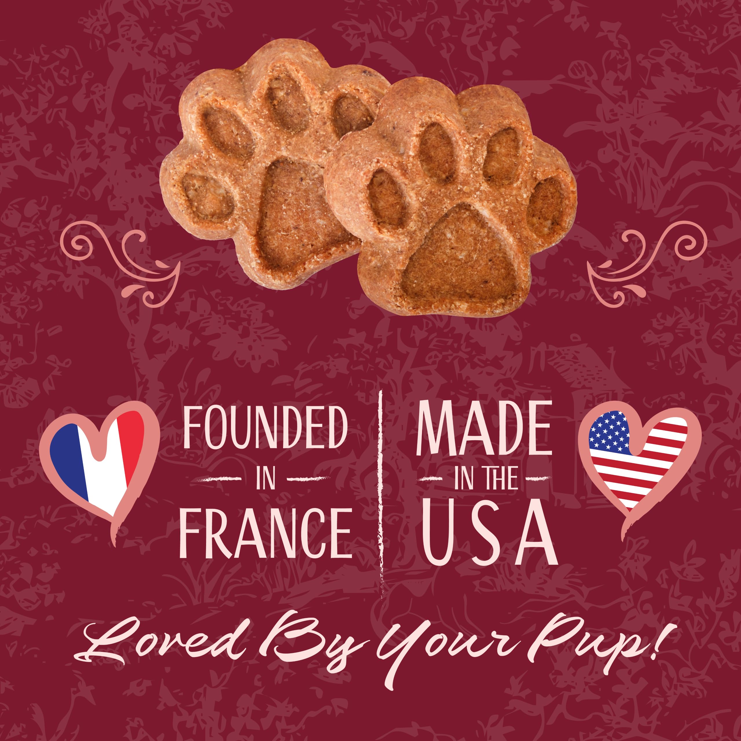 L'artisan Canine Barkerie Biscuits pumpkin-oats-ingredients for wholesome nutrition.