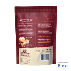 L'artisan Canine Barkerie Biscuits usa-made-small-batch deliver bakery-fresh aroma.