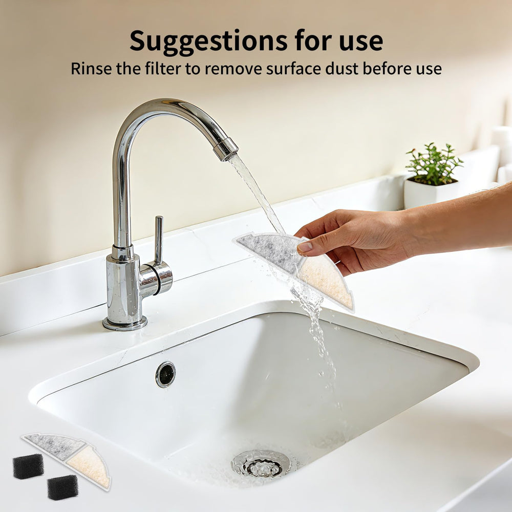 LABEKA easy filter replacement process illustrates quick at-home maintenance.