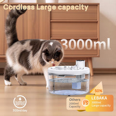 LABEKA motion sensor mode activates flow as your cat approaches.
