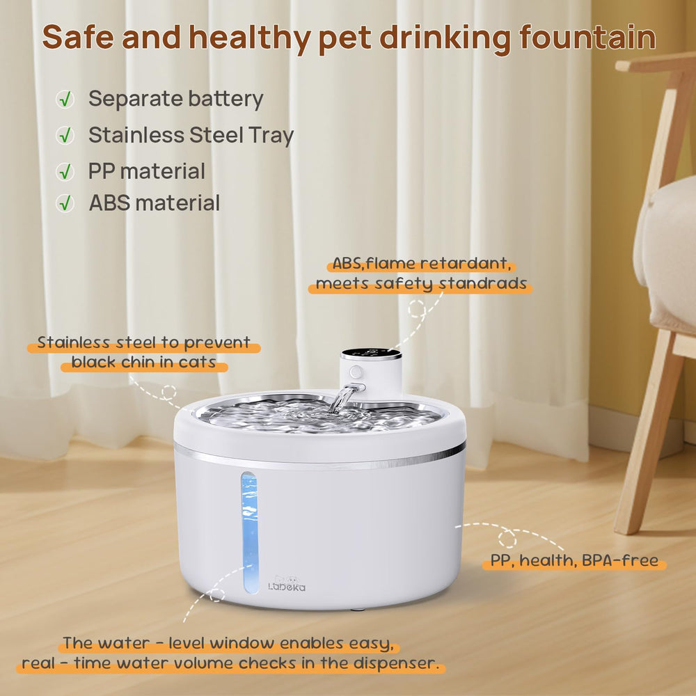 LABEKA three-smart-modes adapt to cats’ drinking habits.