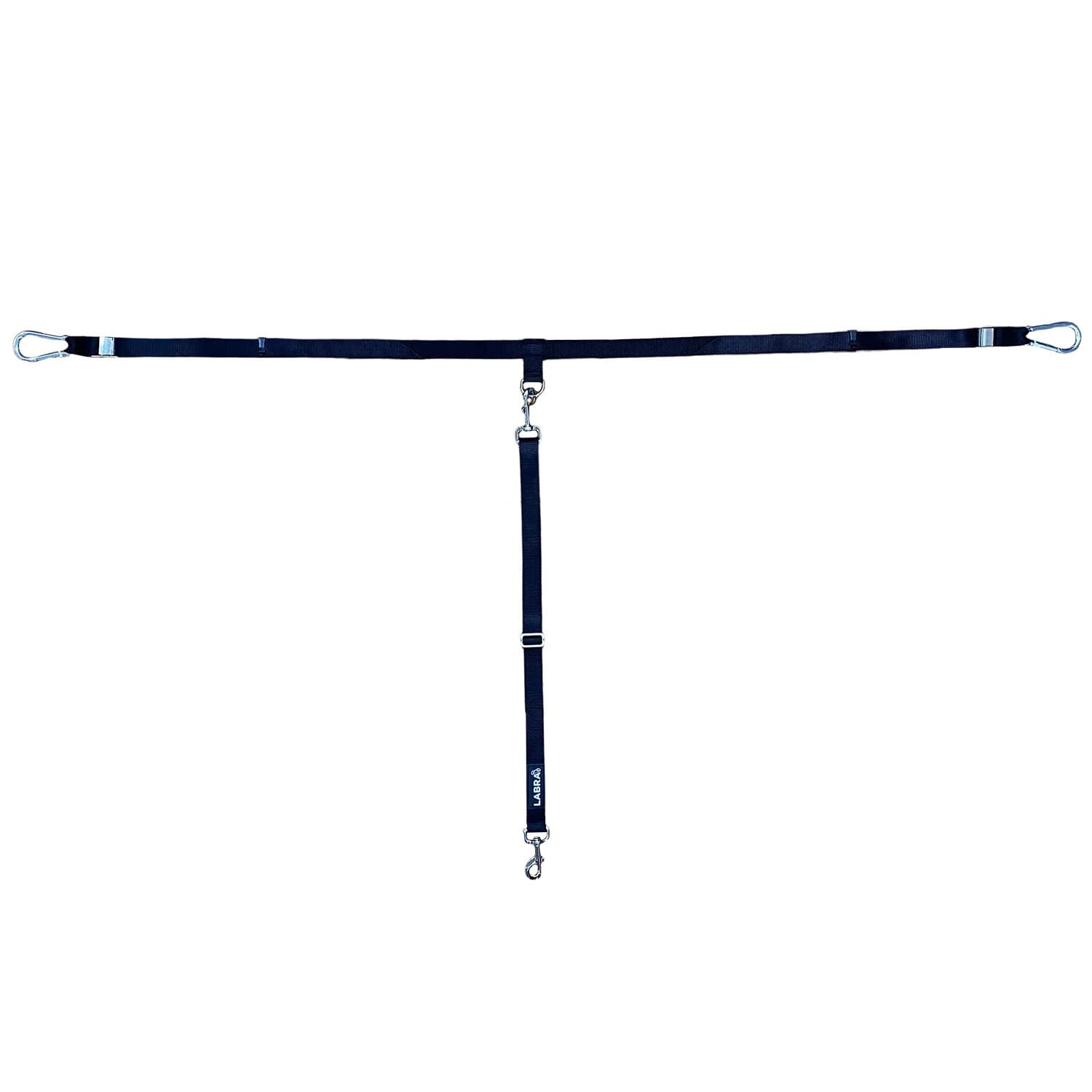 Labra dog heavy-duty leash clip close-up for secure truck bed tether.