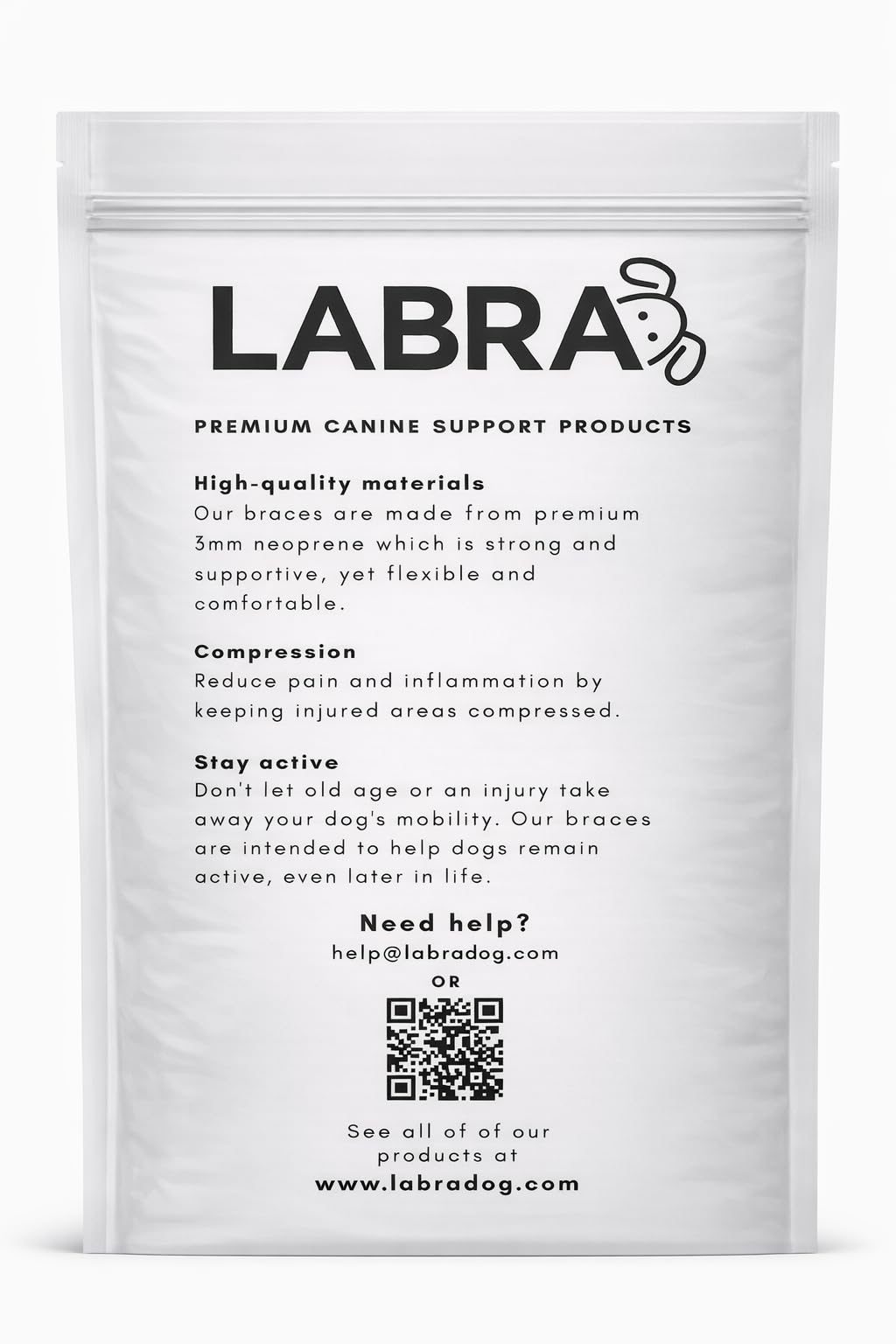 Labra protective hock wrap shields skin during activity.