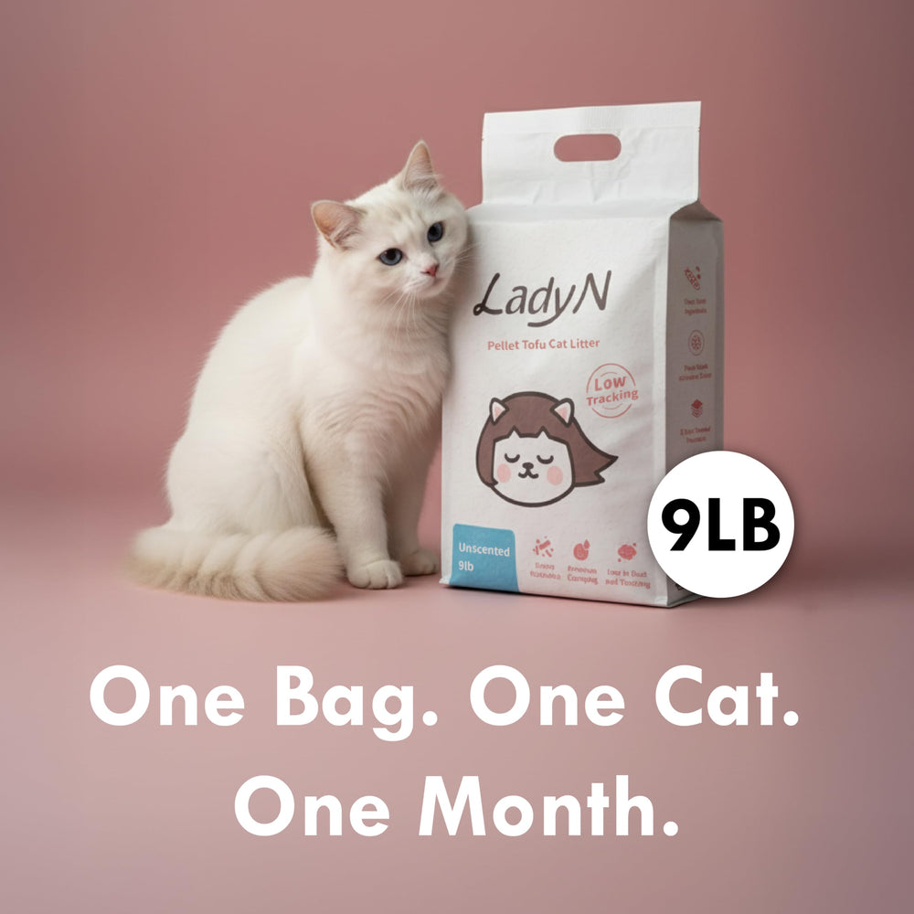 Lady N Cat Attract Tofu Litter standard box compatibility for most trays.