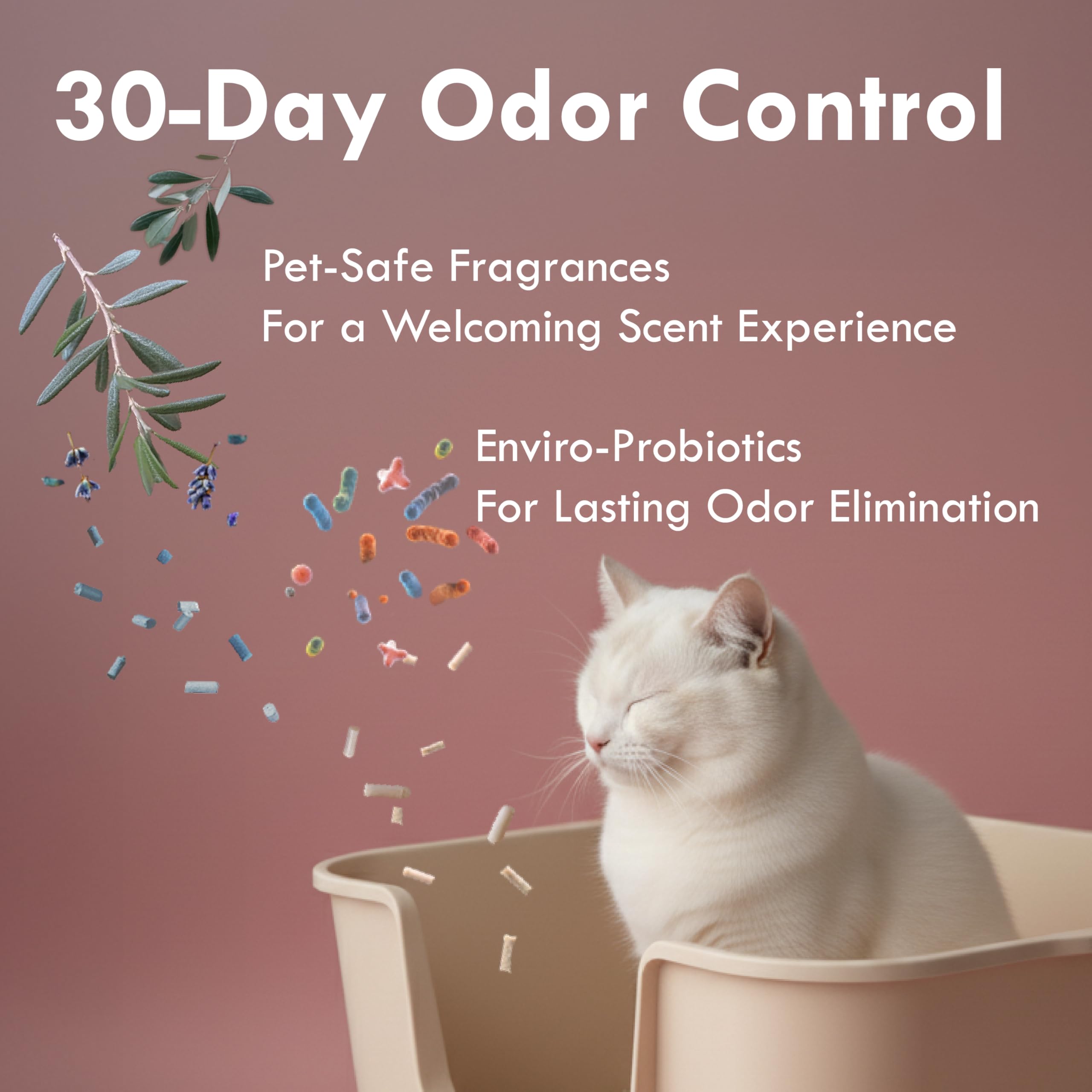Lady N Granular Tofu Cat Litter produces low dust for a cleaner home.