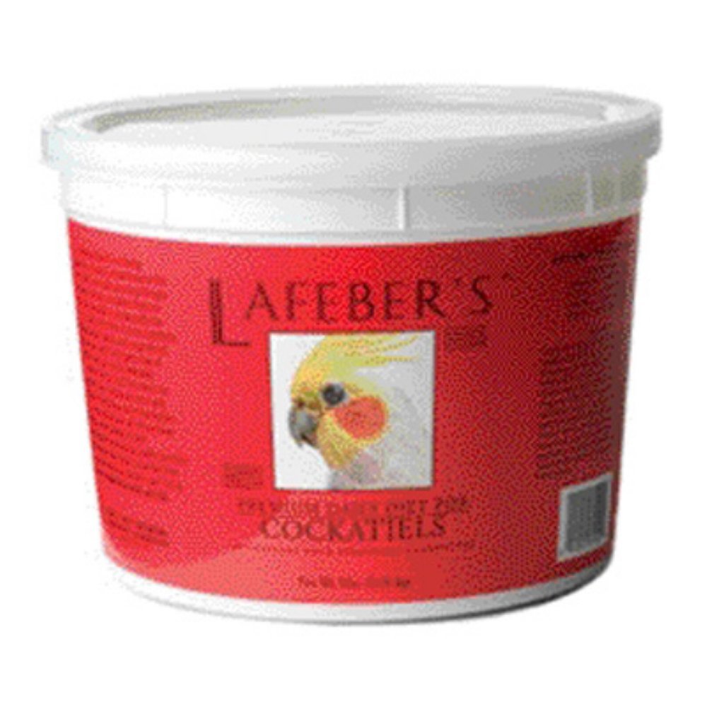 LAFEBER'S Cockatiel Pellets 5lb bag supports balanced daily nutrition and easy feeding.