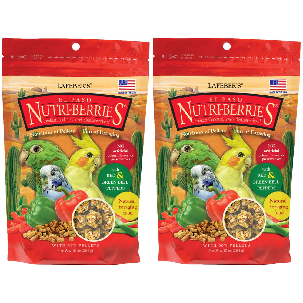 LAFEBER'S El Paso Nutri-Berries packaging front for daily small-bird nutrition.
