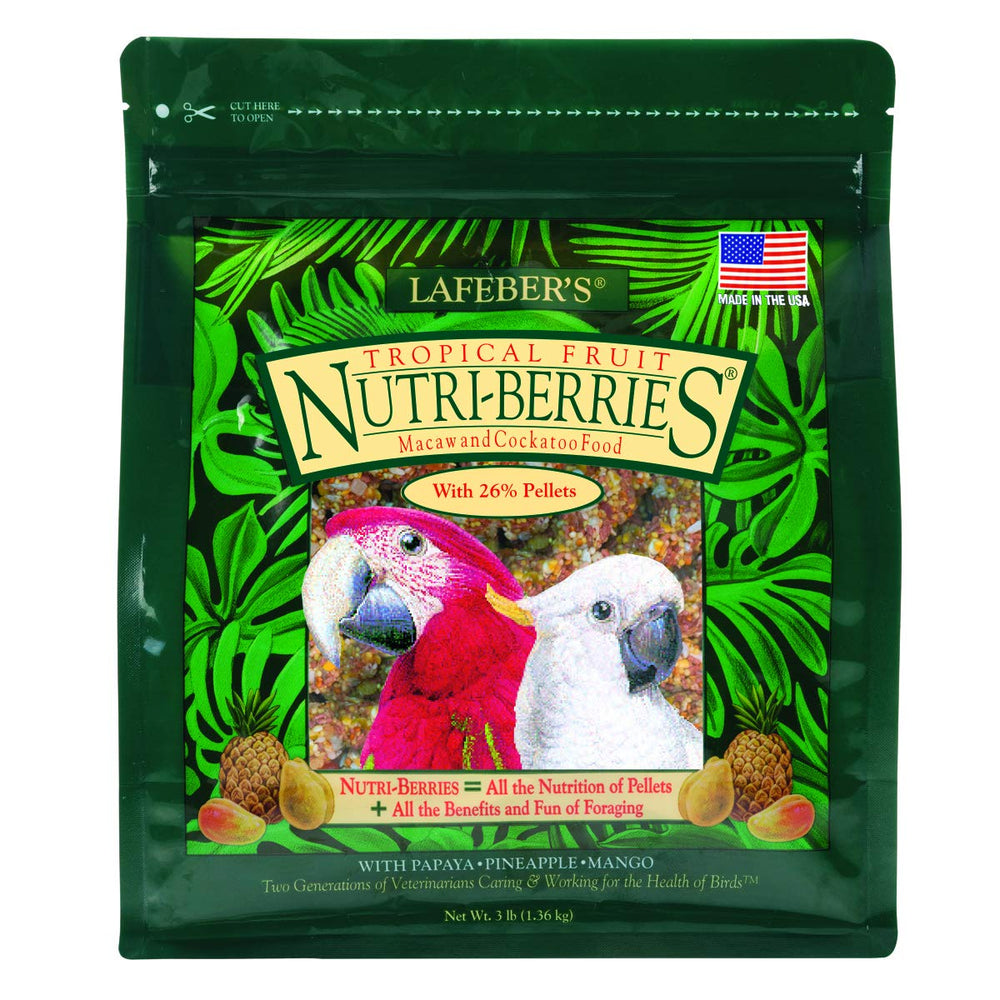 LAFEBER'S Nutri-Berries non-GMO and human-grade ingredients for safe treats