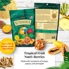 LAFEBER'S Nutri-Berries El Paso shows peppers and spices for variety and beak exercise