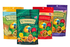LAFEBER'S Nutri-Berries Tropical Fruit parrot variety with real fruit pieces for enrichment
