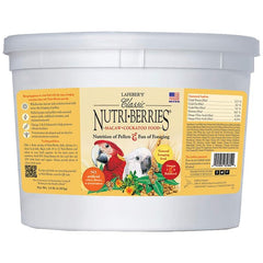 Lafeber's Nutri-Berries round shape for beak play and exercise.
