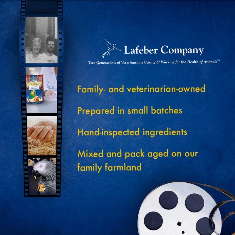 LAFEBER'S Popcorn Nutri-Berries packaged in a resealable bag for freshness.
