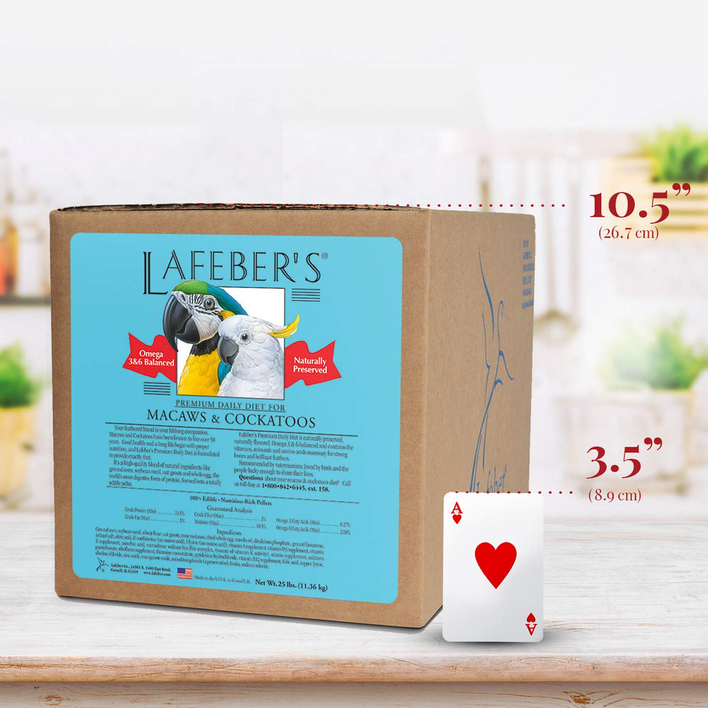 Non-GMO, human-grade ingredients form the base of LAFEBER'S pellets