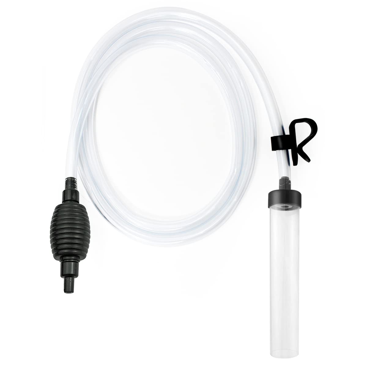 Laifoo 7ft siphon setup shows easy gravel cleaning workflow