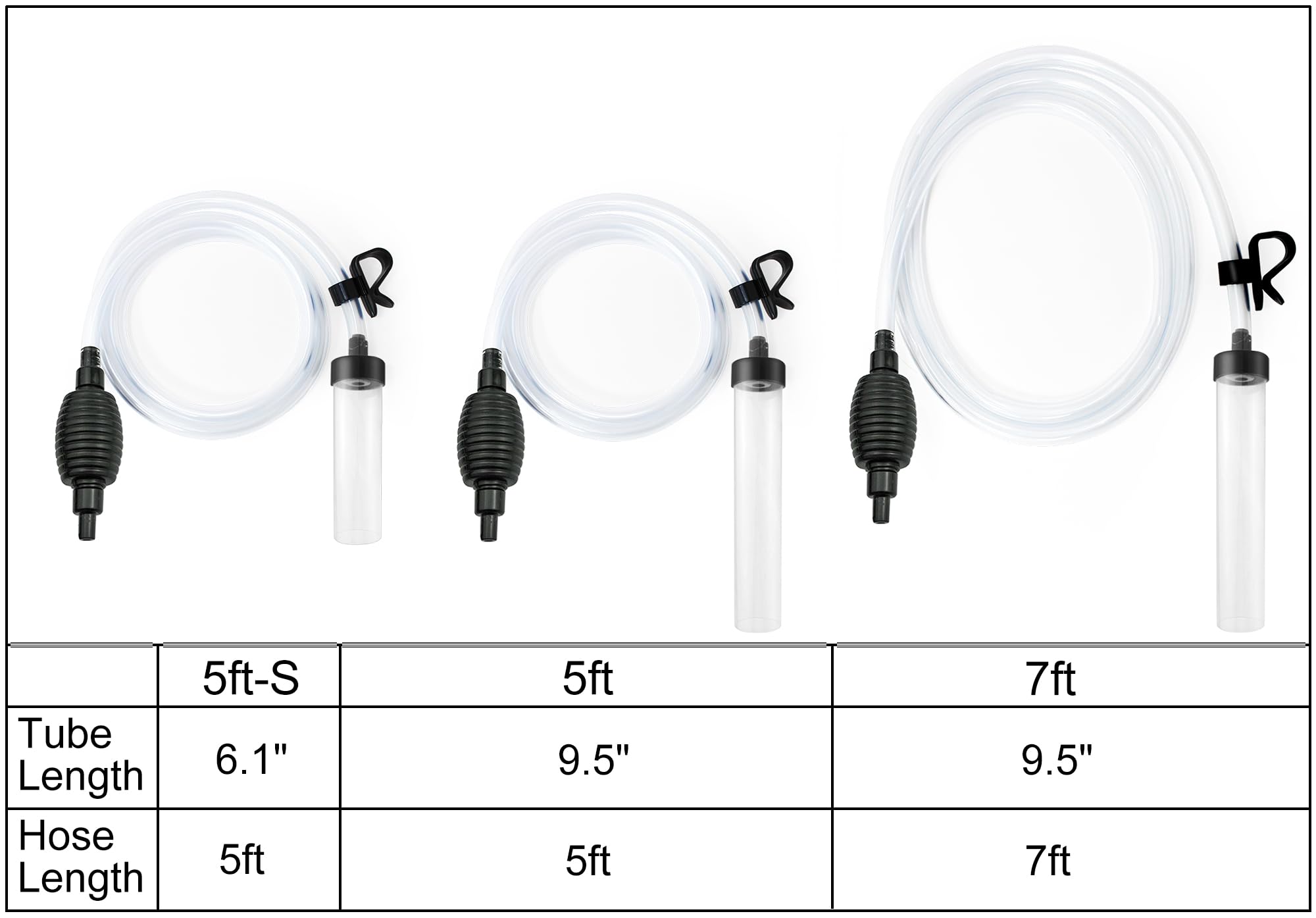 Laifoo aquarium siphon hose close-up highlights kink-resistant design