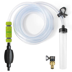 Laifoo aquarium vacuum cleaner with gravel nozzle for quick debris removal
