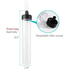 Laifoo gravel tube with filter screen prevents disturbance during cleaning