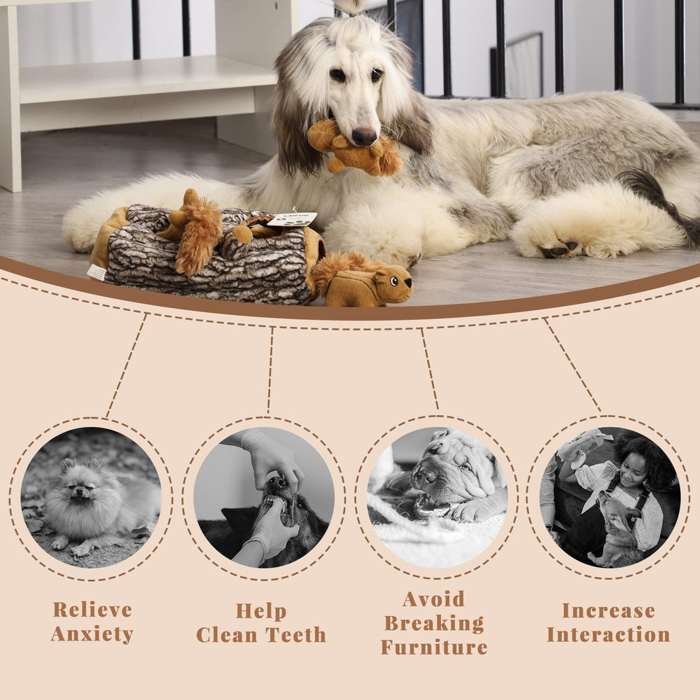 Laifug gift-ready dog toy trunk enhances holidays with fun hide-and-seek play