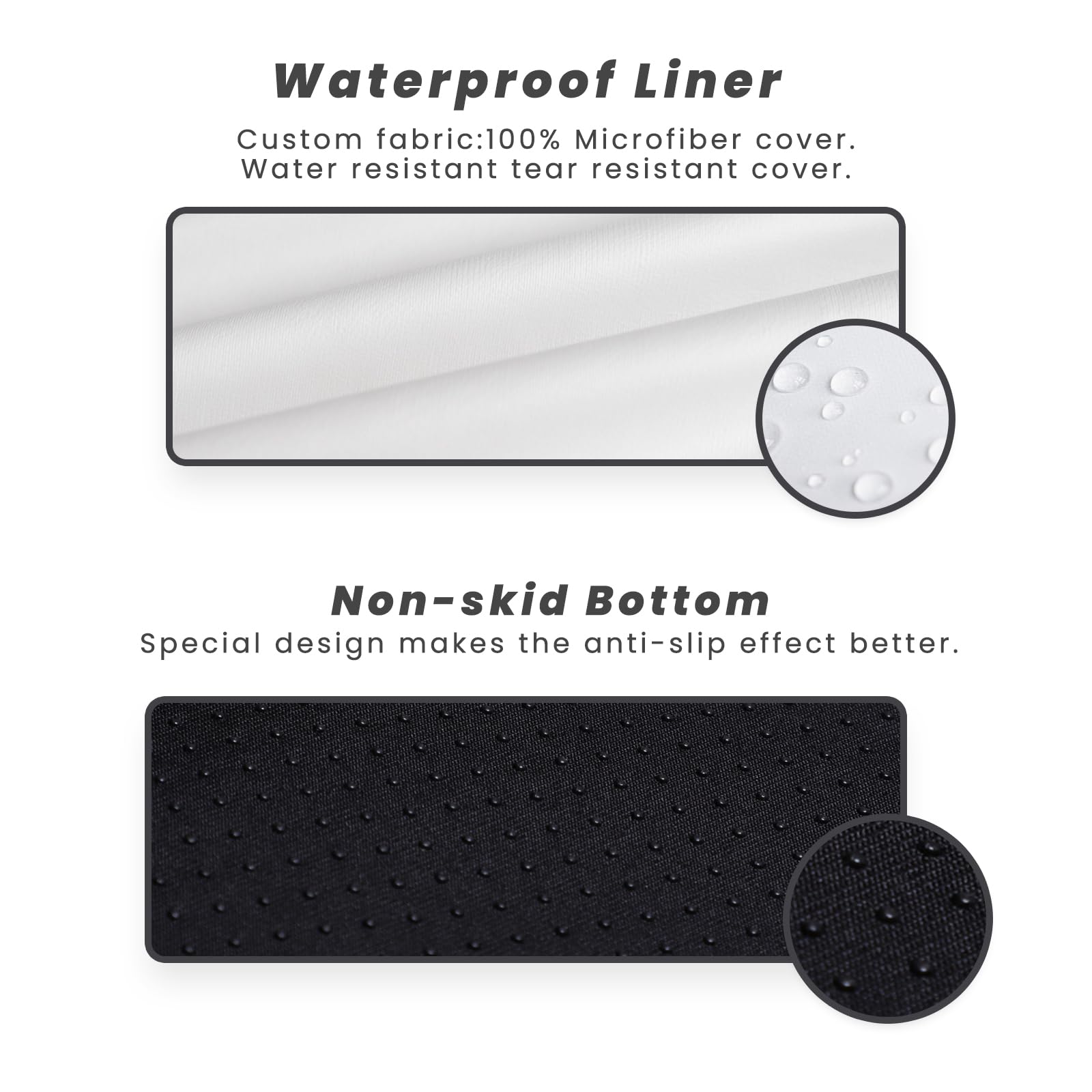 Laifug soft microfiber fabric cover with gentle touch