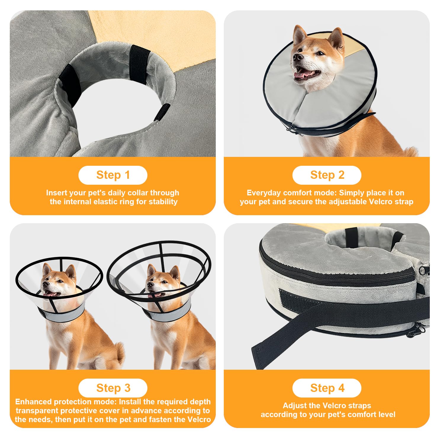 Lainergie size guide image explains neck measurement tips