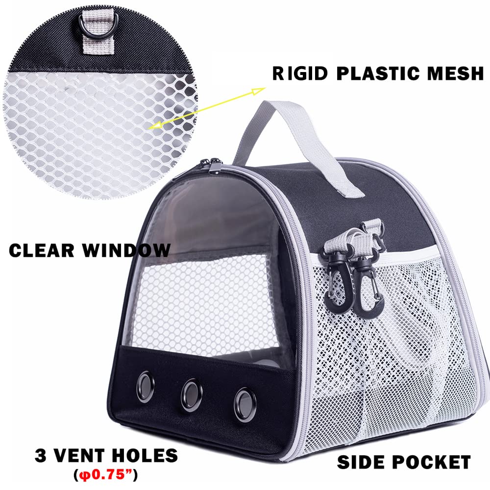 LAIRIES guinea pig carrier includes removable mat for quick cleaning.