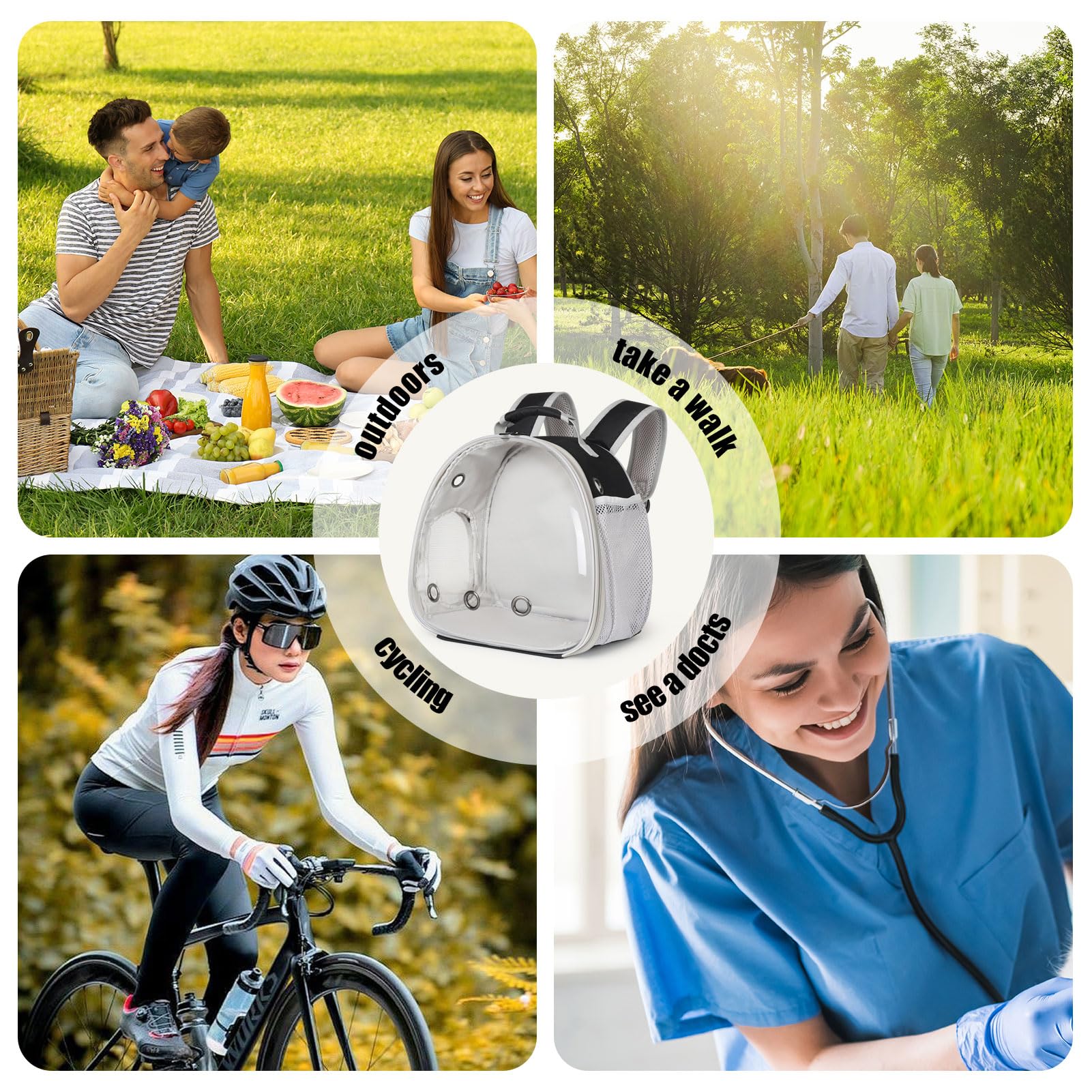 LAIRIES spacious portable design ideal for travel with pets
