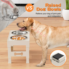 LAKIPETN anti-slip base keeps stand steady during meals