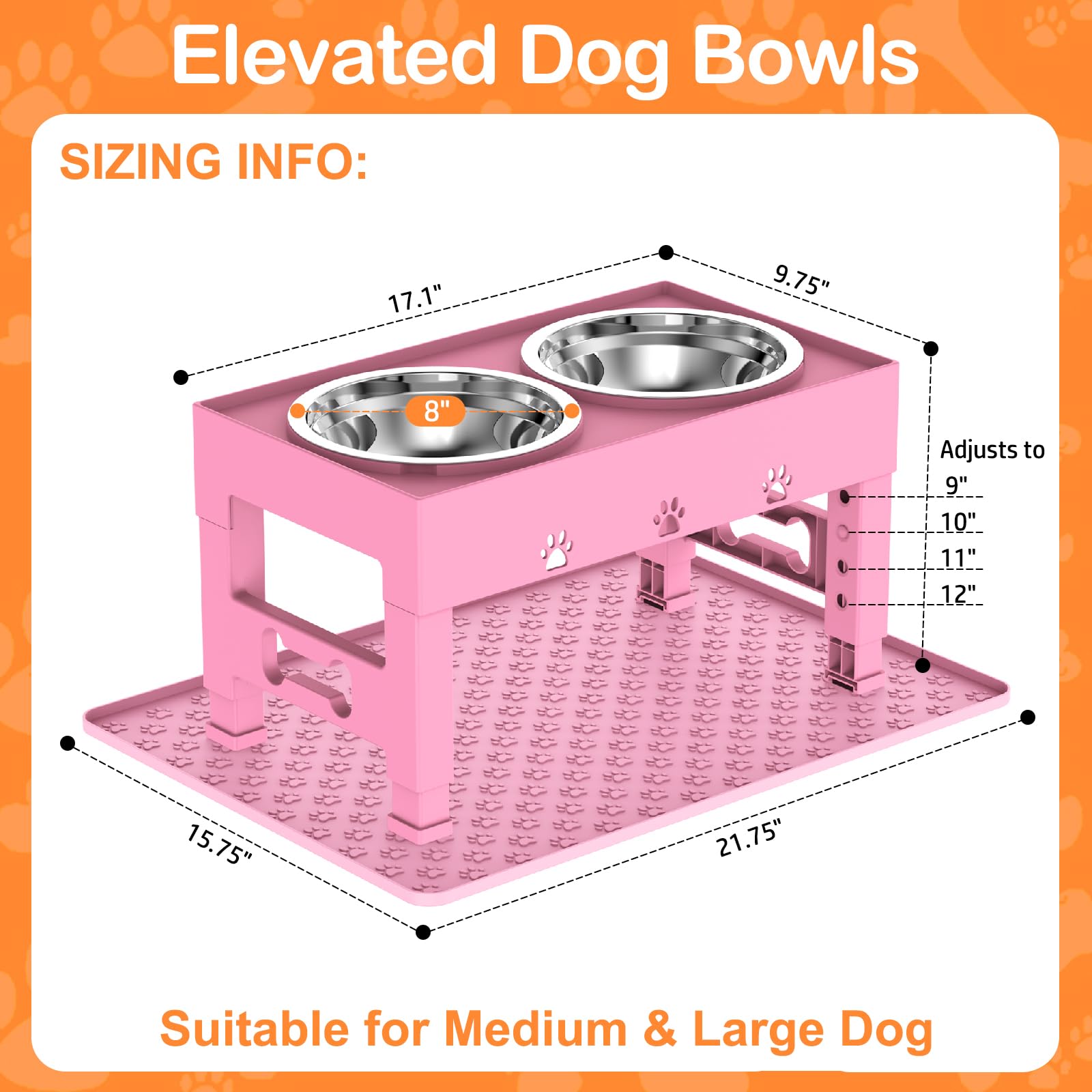 LAKIPETN foldable travel-ready feeder for on-the-go meals