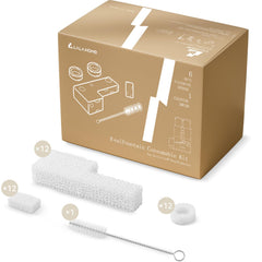 LALAHOME cat fountain sponge 6-pack for easy replacement and cleaner water.