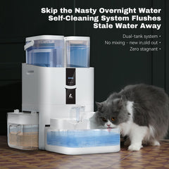 LALAHOME auto-flush feature in action for easier maintenance.