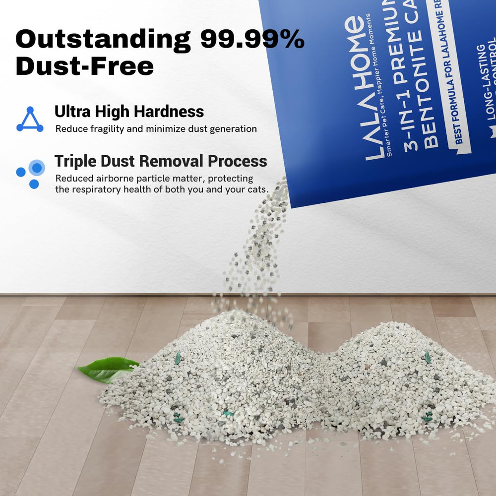 LALAHOME multi-cat friendly litter for households with several felines