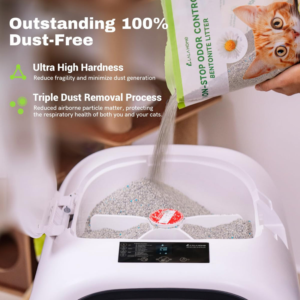 LALAHOME multi-cat use with deodorizer for lasting freshness.