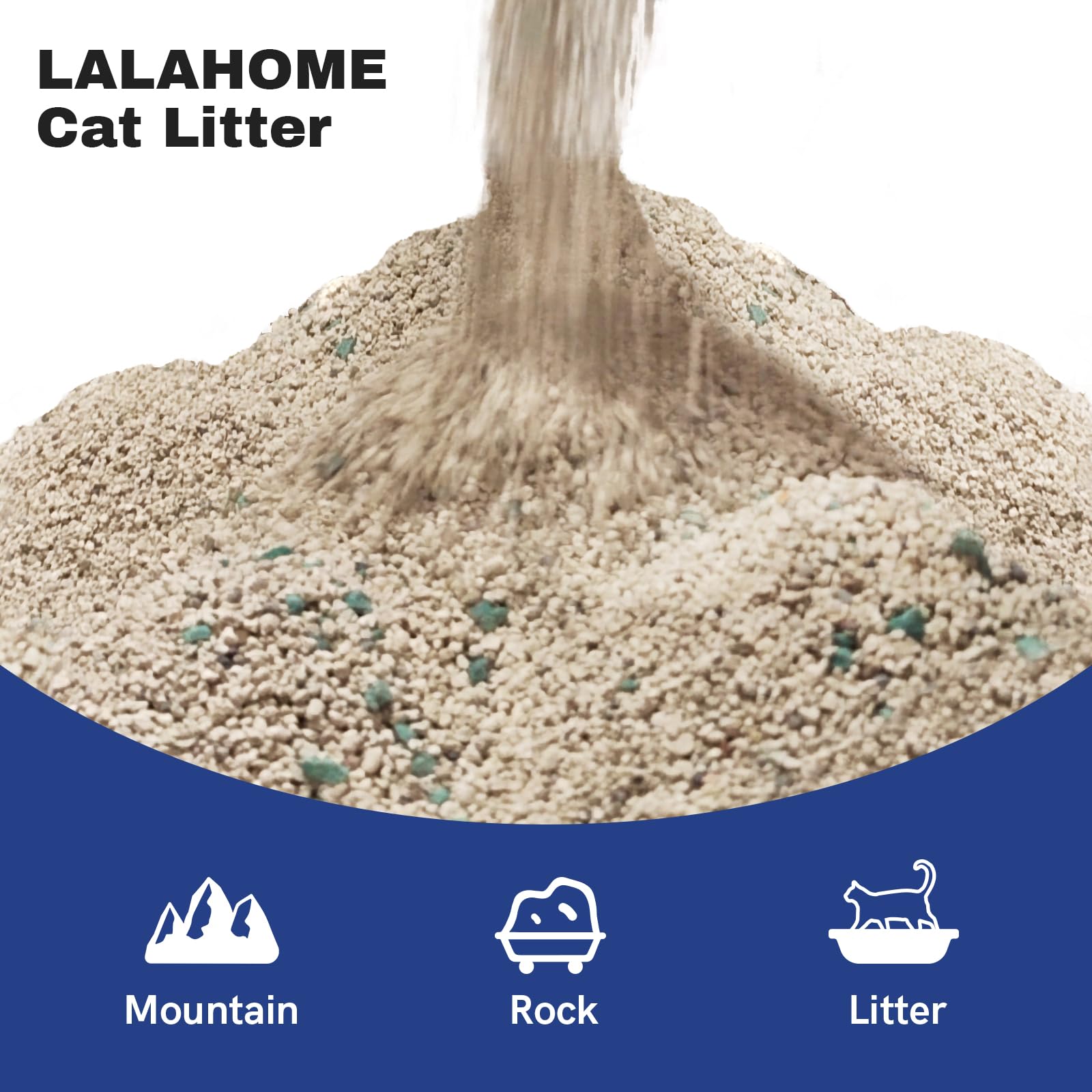 LALAHOME natural mineral unscented litter gentle on senses