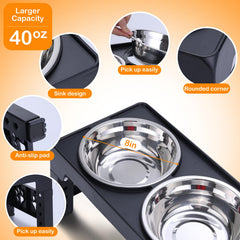 LALOBLUE height-adjustment mechanism demonstrates easy stay-at-height feeding.