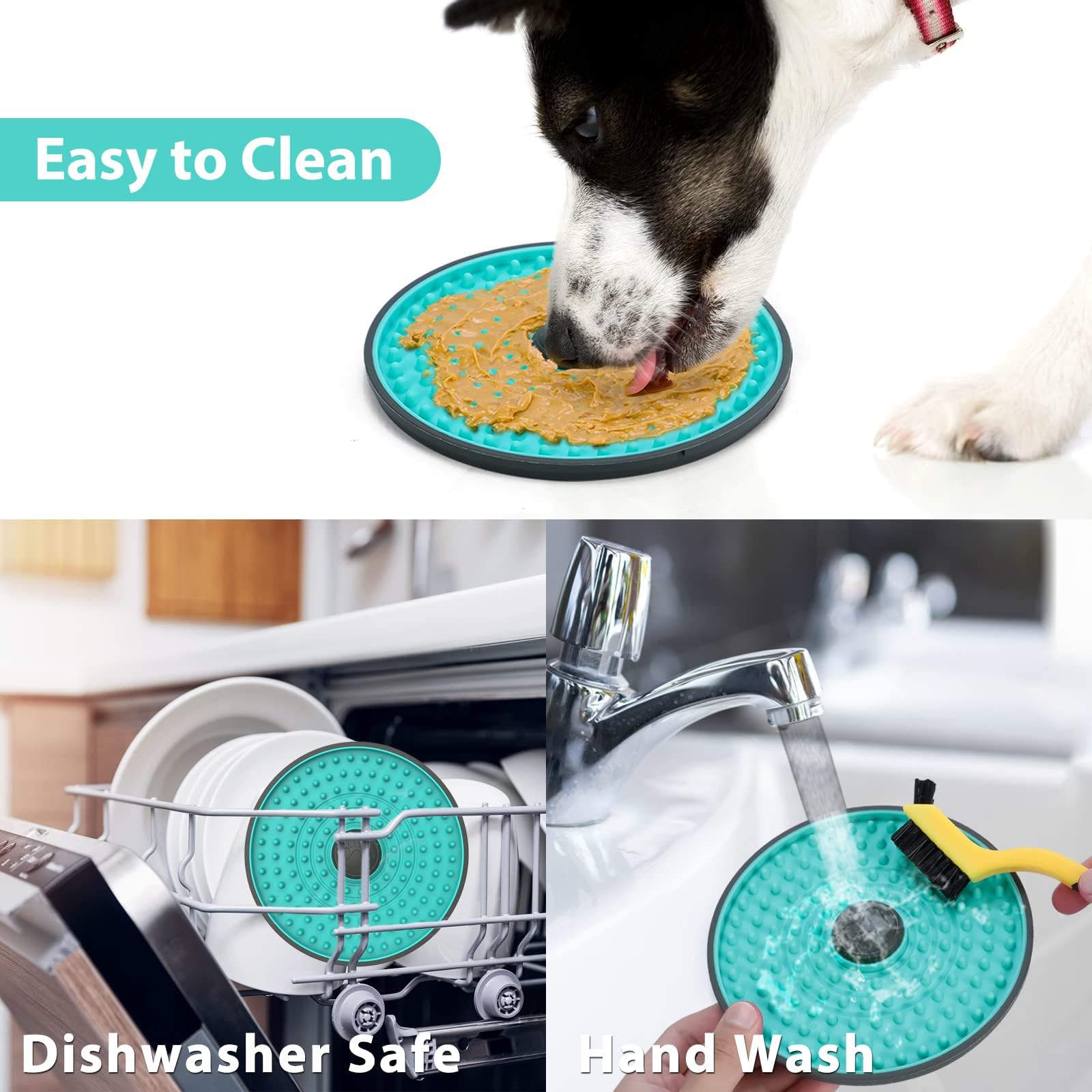Lalolee crate set includes cleaning brush and spoon for convenient maintenance.