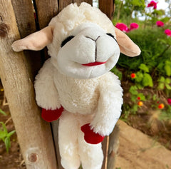Lamb Chop brand logo visible on the 14-inch toy.