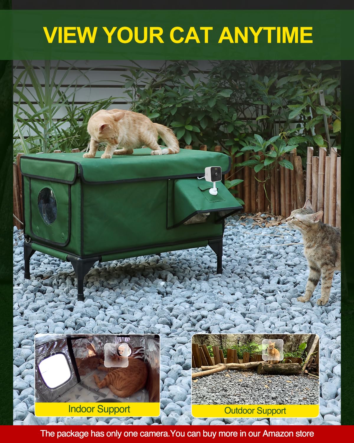 Lamlingo tool-free-assembly enables quick setup indoors or outdoors.