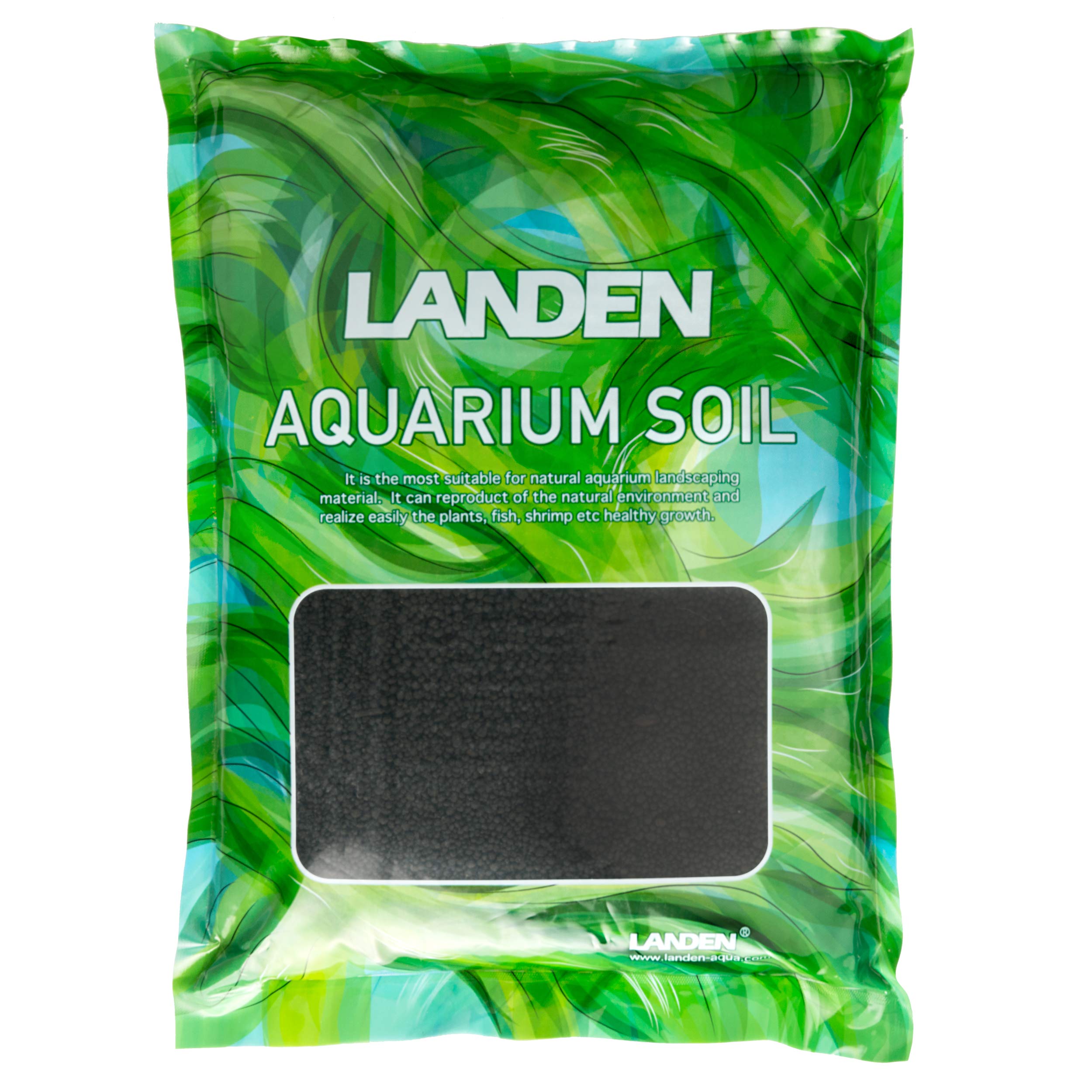 LANDEN Aqua Soil Substrate 5L bag supports robust plant root growth.