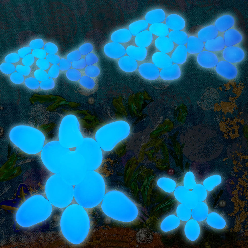 Landical 1.8 inch stones recharge under light for repeat glow.