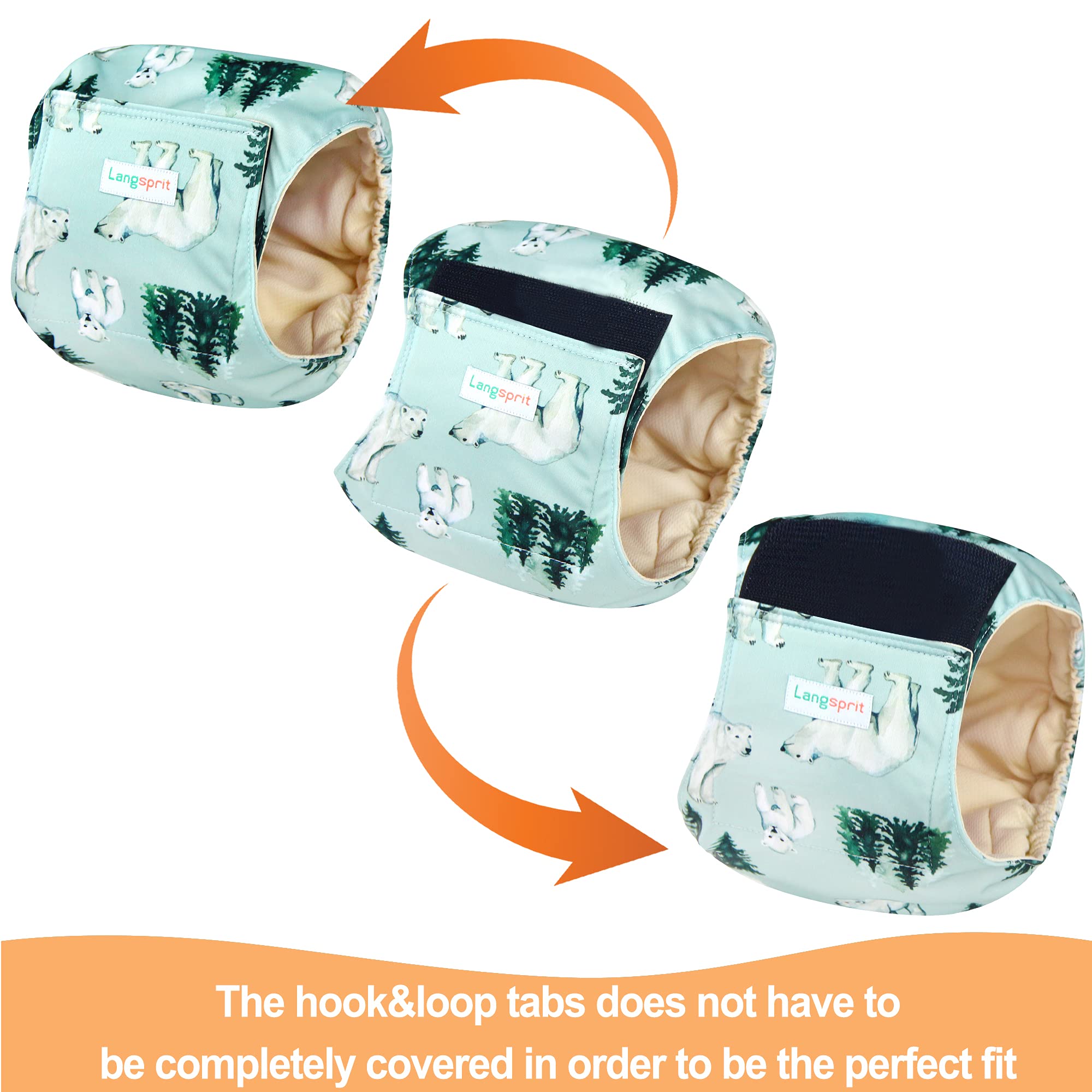 Langsprit belly bands offer multiple patterns to suit your dog