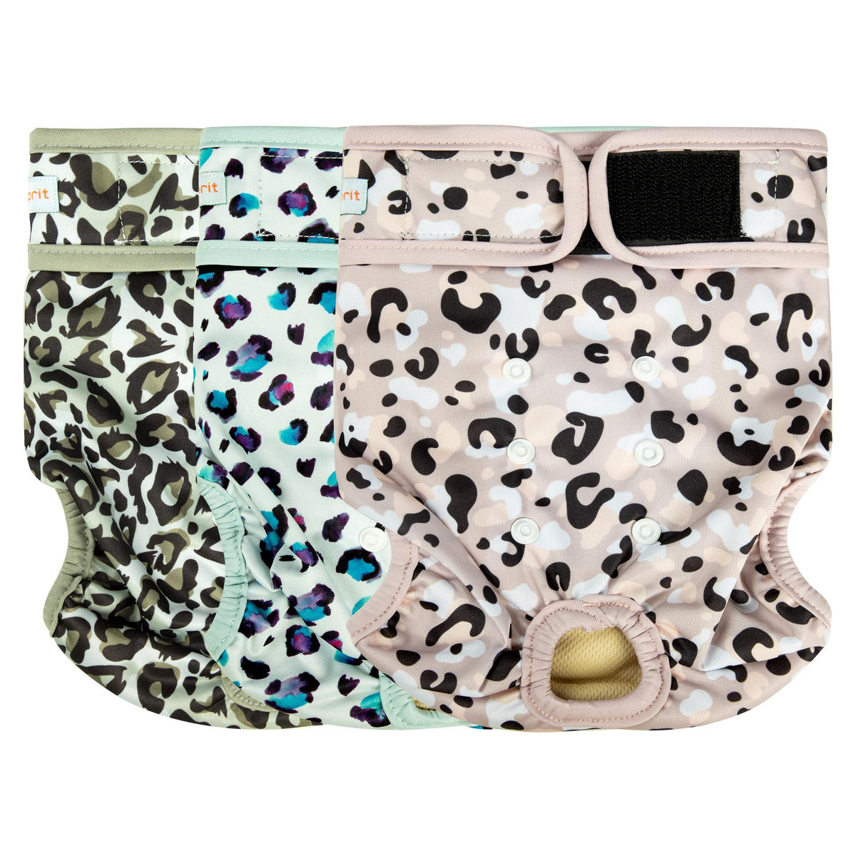 Langsprit washable female dog diaper with absorbent core for reliable containment