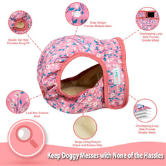 Langsprit diaper with leak-free TPU exterior to protect surfaces