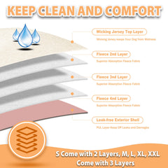 Langsprit diaper with absorbent inner layer keeps moisture contained during walks.