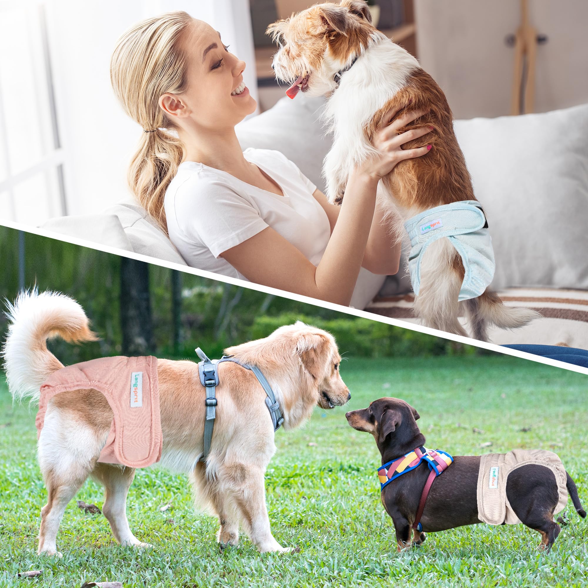 Langsprit adjustable snap-fit design fits varying waists securely.