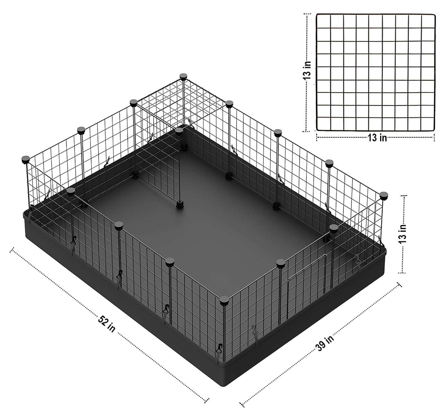LANGXUN waterproof mat close-up shows easy wipe-clean surface and floor protection.