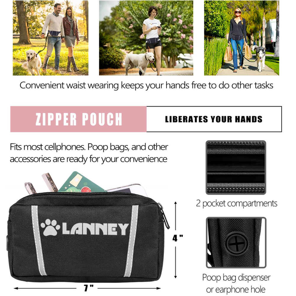 LANNEY reflective stitching enhances visibility during dawn and dusk strolls